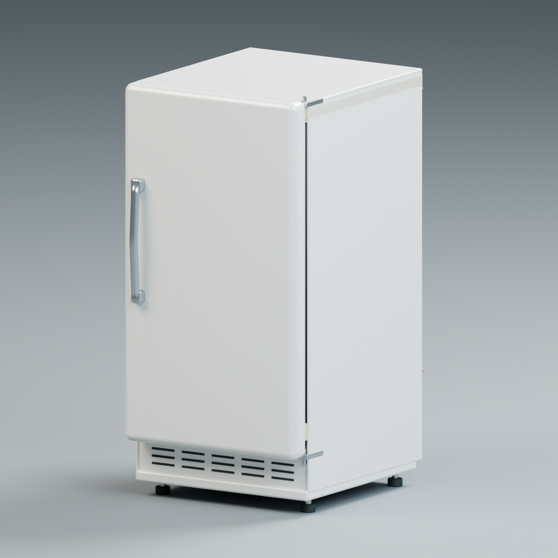 Inside a refrigerator, assembled original educational model