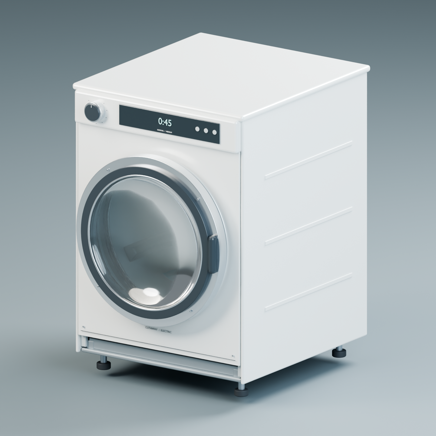 Why hot clothes can still be wet: a detailed assembled dryer introduces the journey of heat and airflow.