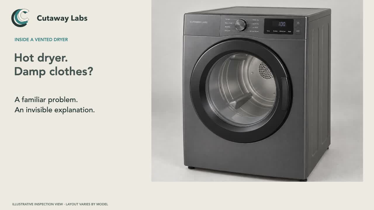 Dryer V2: graphite dryer in the photographic-style narrated film.